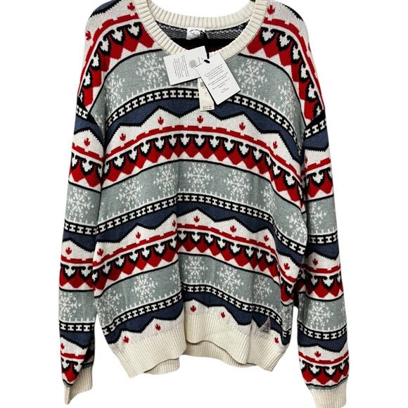 Anthropologie The Upside Vail Boo Knit Crewneck Sweater Size M - Picture 7 of 10